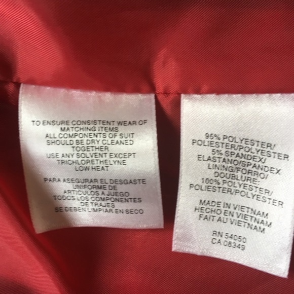 Nine West Red Satin Jacket - Picture 7 of 7